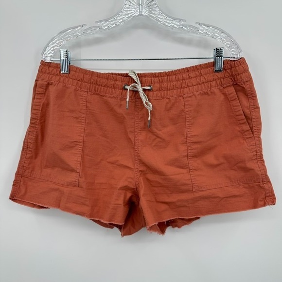Vuori Pants - Vuori Womens XL Vintage Ripstop Shorts Cinnamon Orange Organic Cotton